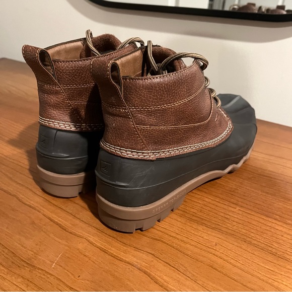 SPERRY BREWSTER LOW MENS WINTER OVERLAND TOP SIDER  DUCK BOOTS US 8 - Picture 4 of 5